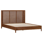 Lombok Walnut Rattan 5ft Kingsize Bed