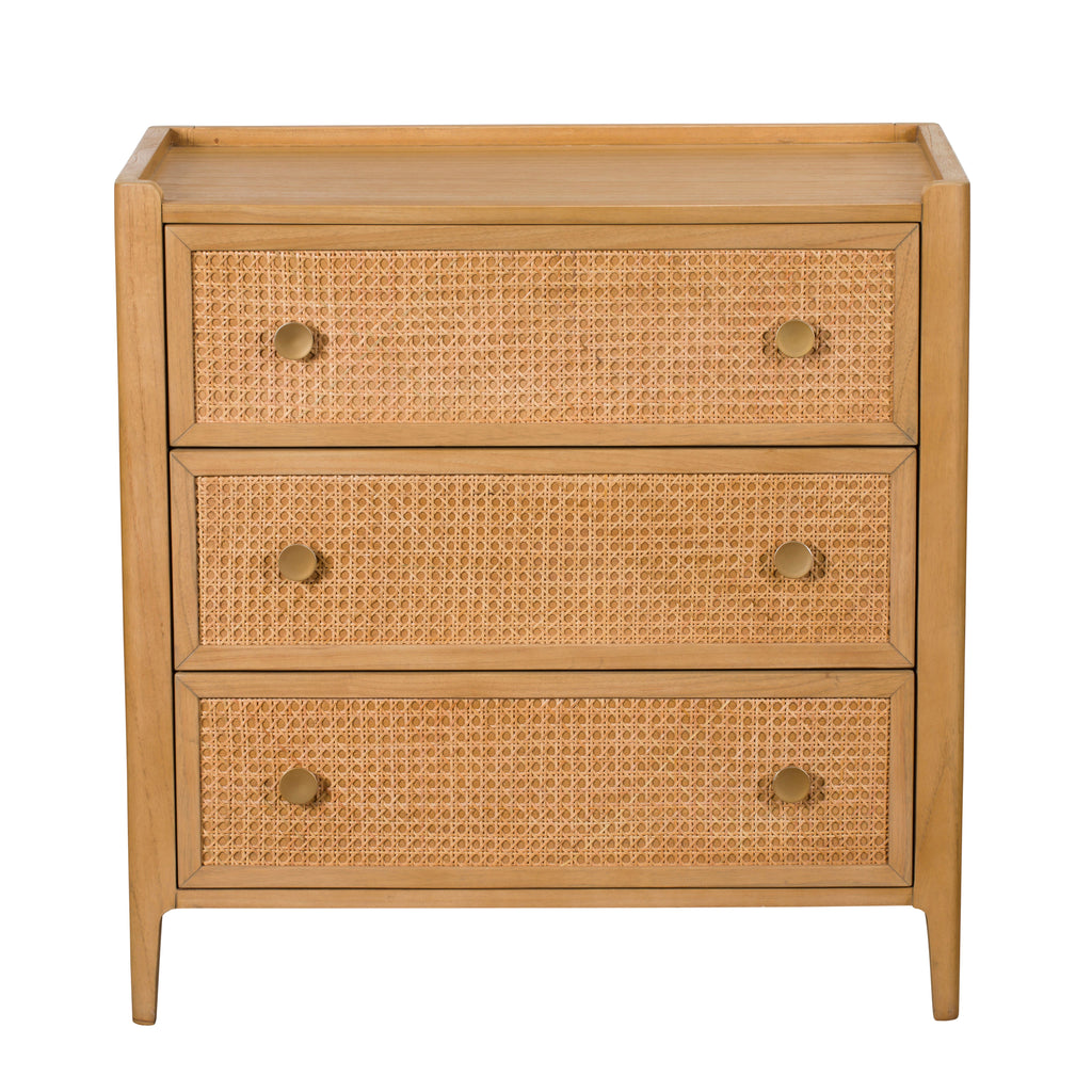 Bali Rattan 3 Drawer Chest