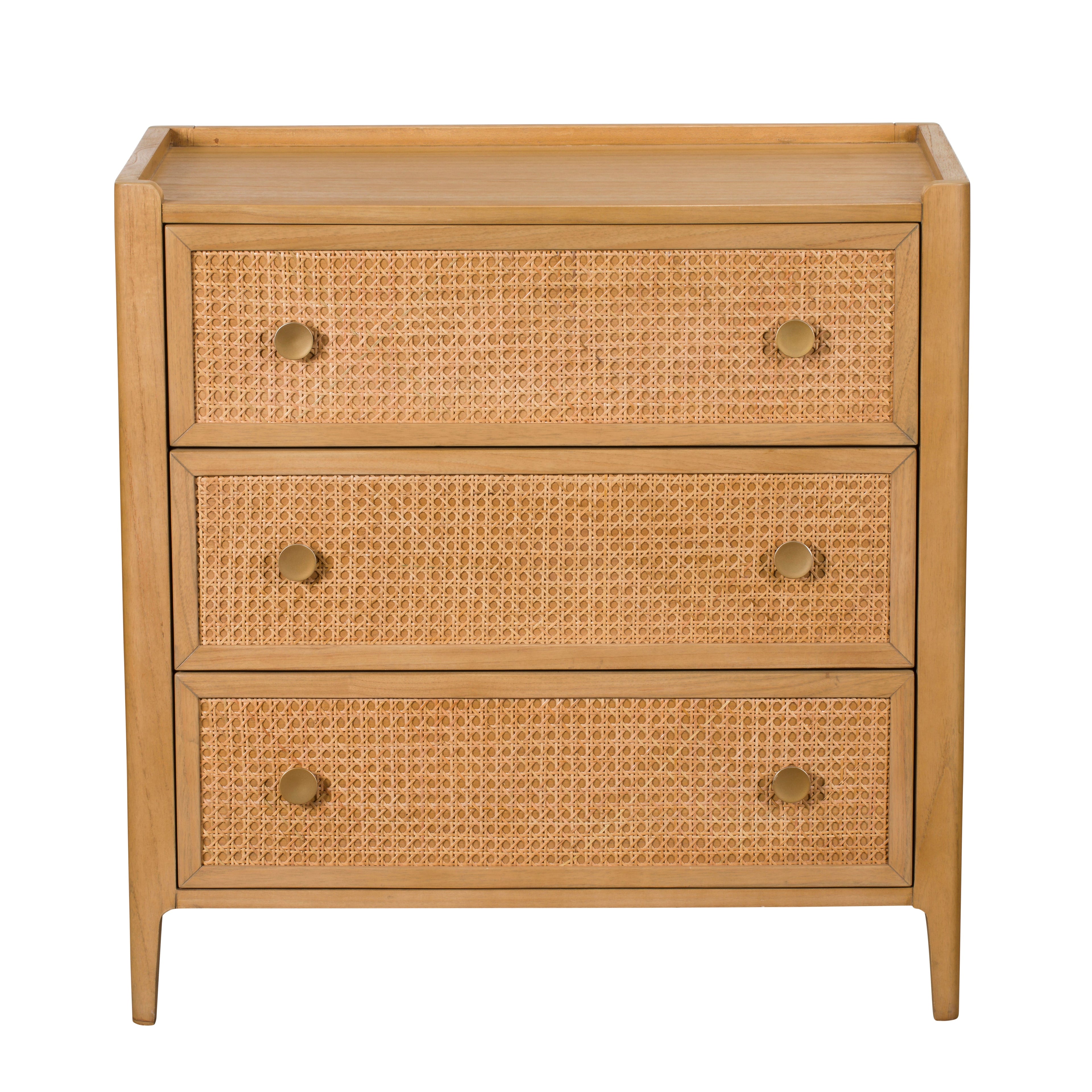 Bali Rattan 3 Drawer Chest