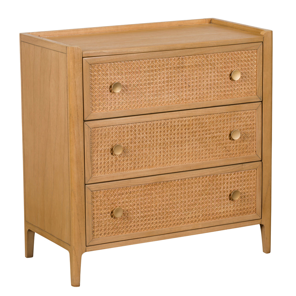 Bali Rattan 3 Drawer Chest