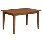 Lombok Walnut Rattan Dining Table (1.4m)