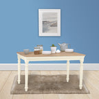 Brighton Warm White Painted Extending Dining Table (1.8 m-2.3 m) - Grade B