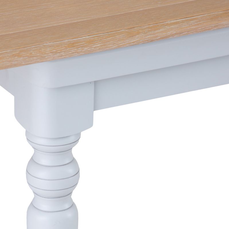 Brighton Grey Painted Extending Dining Table (1.4 m-1.8 m) - Grade B