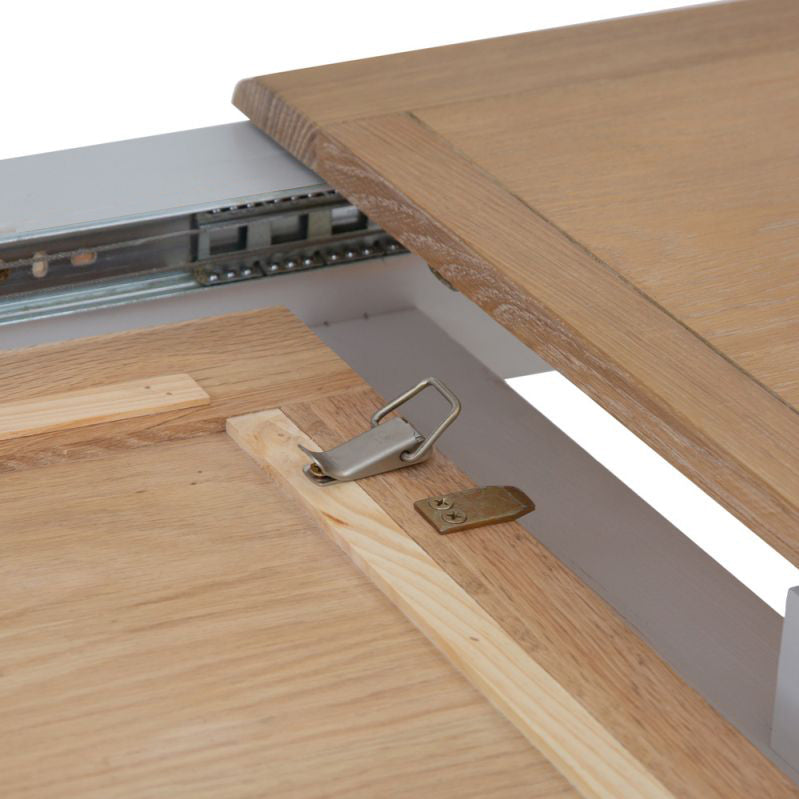 Brighton Grey Painted Extending Dining Table (1.4 m-1.8 m) - Grade B