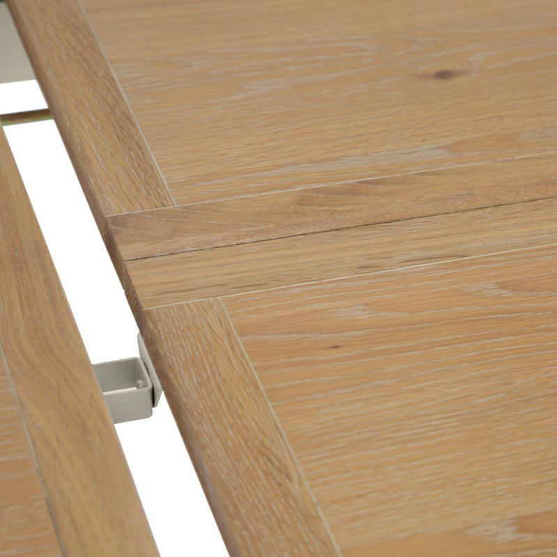 Brighton Warm White Painted Extending Dining Table (1.4 m-1.8 m) - Grade B