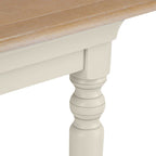 Brighton Warm White Painted Extending Dining Table (1.4 m-1.8 m) - Grade B