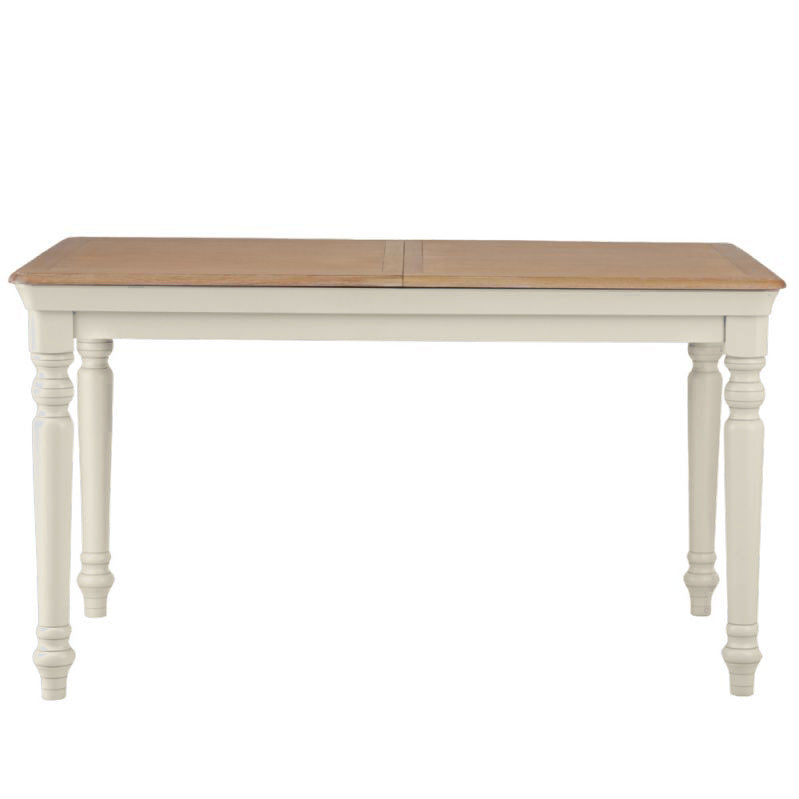 Brighton Warm White Painted Extending Dining Table (1.4 m-1.8 m) - Grade B