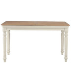 Brighton Warm White Painted Extending Dining Table (1.4 m-1.8 m) - Grade B