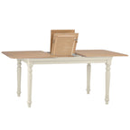 Brighton Warm White Painted Extending Dining Table (1.4 m-1.8 m) - Grade B