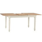 Brighton Warm White Painted Extending Dining Table (1.4 m-1.8 m) - Grade B