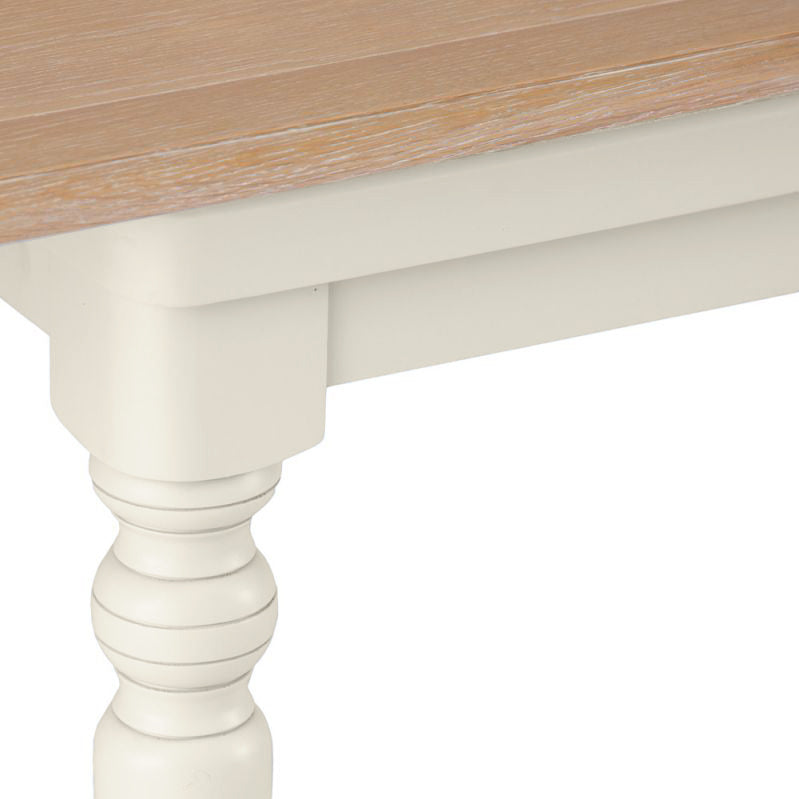 Brighton Warm White Painted Extending Dining Table (1.8 m-2.3 m) - Grade B