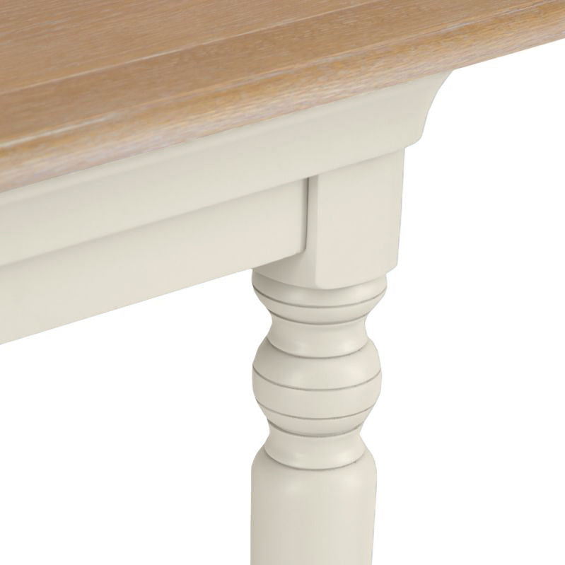 Brighton Warm White Painted Extending Dining Table (1.8 m-2.3 m) - Grade B