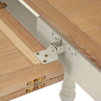 Brighton Warm White Painted Extending Dining Table (1.8 m-2.3 m) - Grade B