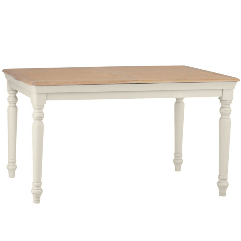 Brighton Warm White Painted Extending Dining Table (1.8 m-2.3 m) - Grade B