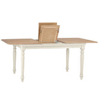 Brighton Warm White Painted Extending Dining Table (1.8 m-2.3 m) - Grade B