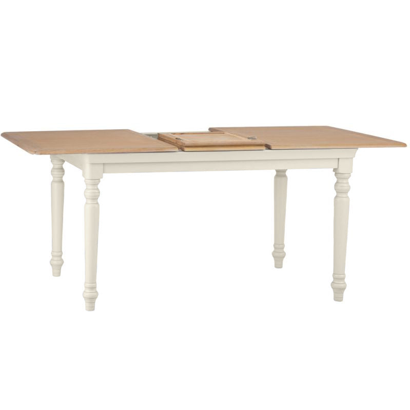 Brighton Warm White Painted Extending Dining Table (1.8 m-2.3 m) - Grade B