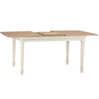 Brighton Warm White Painted Extending Dining Table (1.8 m-2.3 m) - Grade B