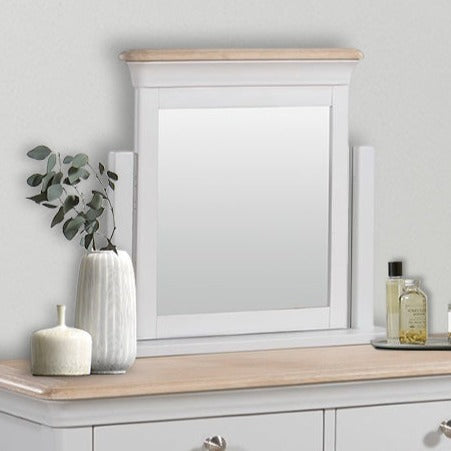 Brighton Grey Painted Dressing Table Mirror - Grade B
