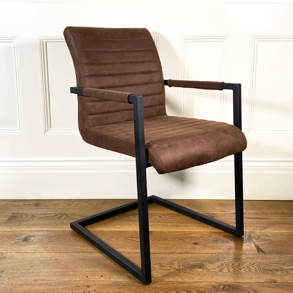 Bruut Industrial Dining Chair | Brown