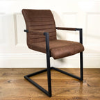 Bruut Industrial Dining Chair | Brown
