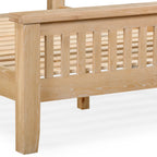 Bath Whitewash Oak Double Bed