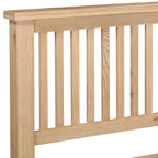 Bath Whitewash Oak Double Bed