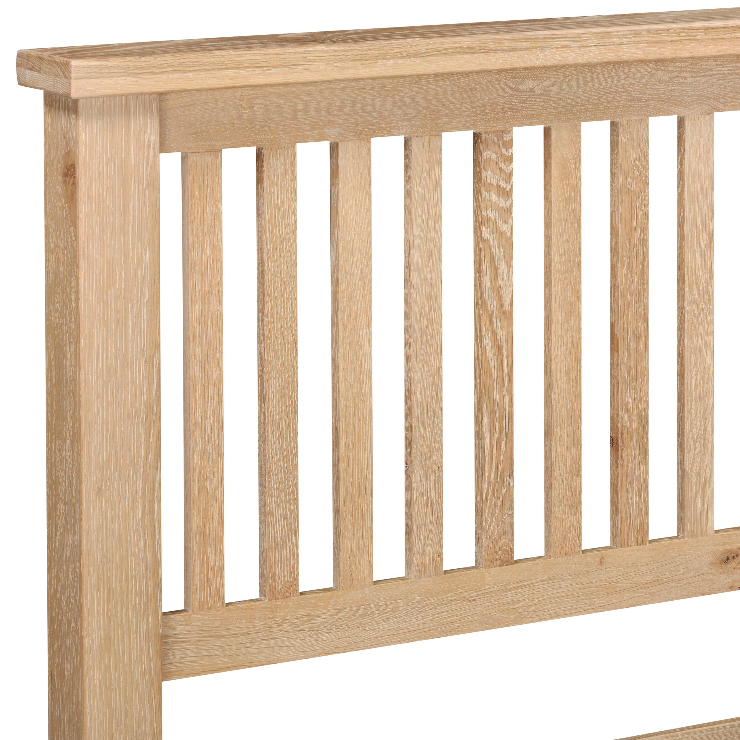 Bath Whitewash Oak Double Bed