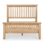 Bath Whitewash Oak Double Bed