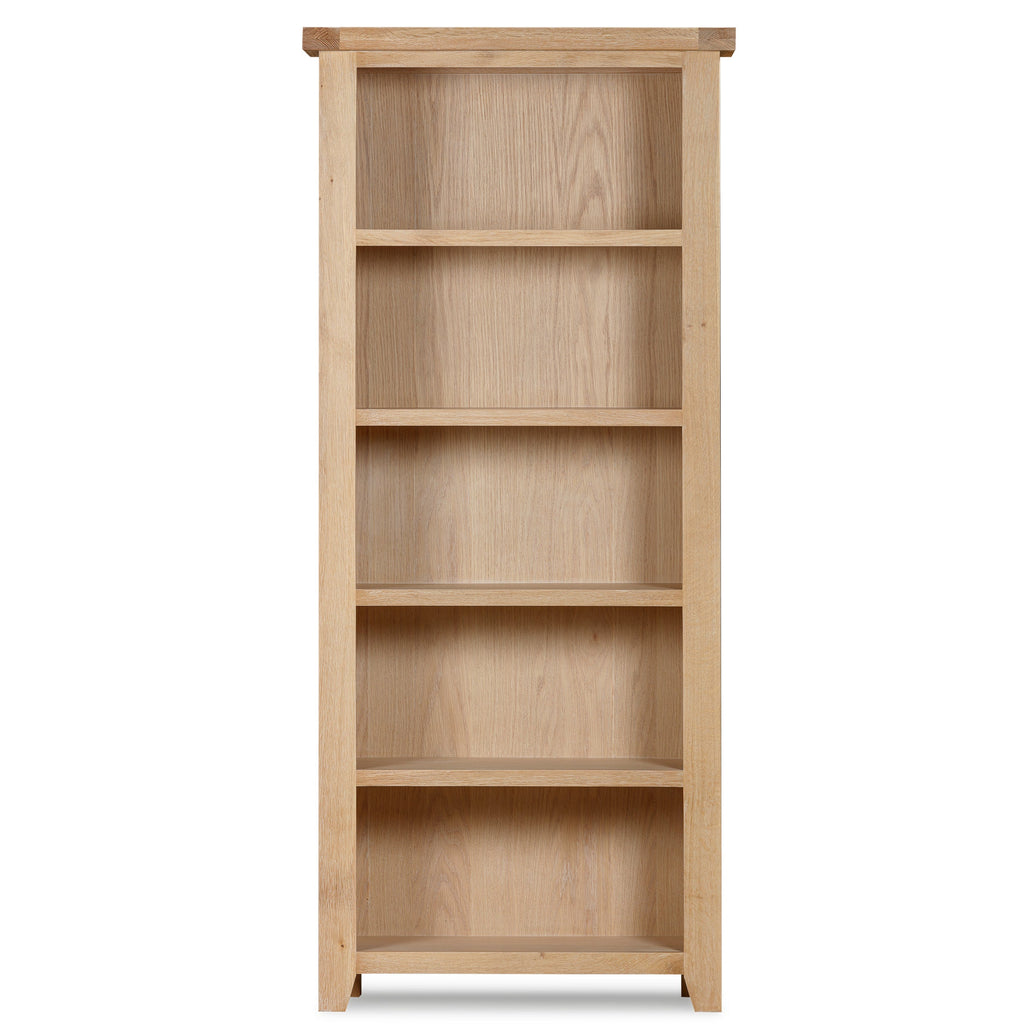 Bath Whitewash Oak Large Bookcase