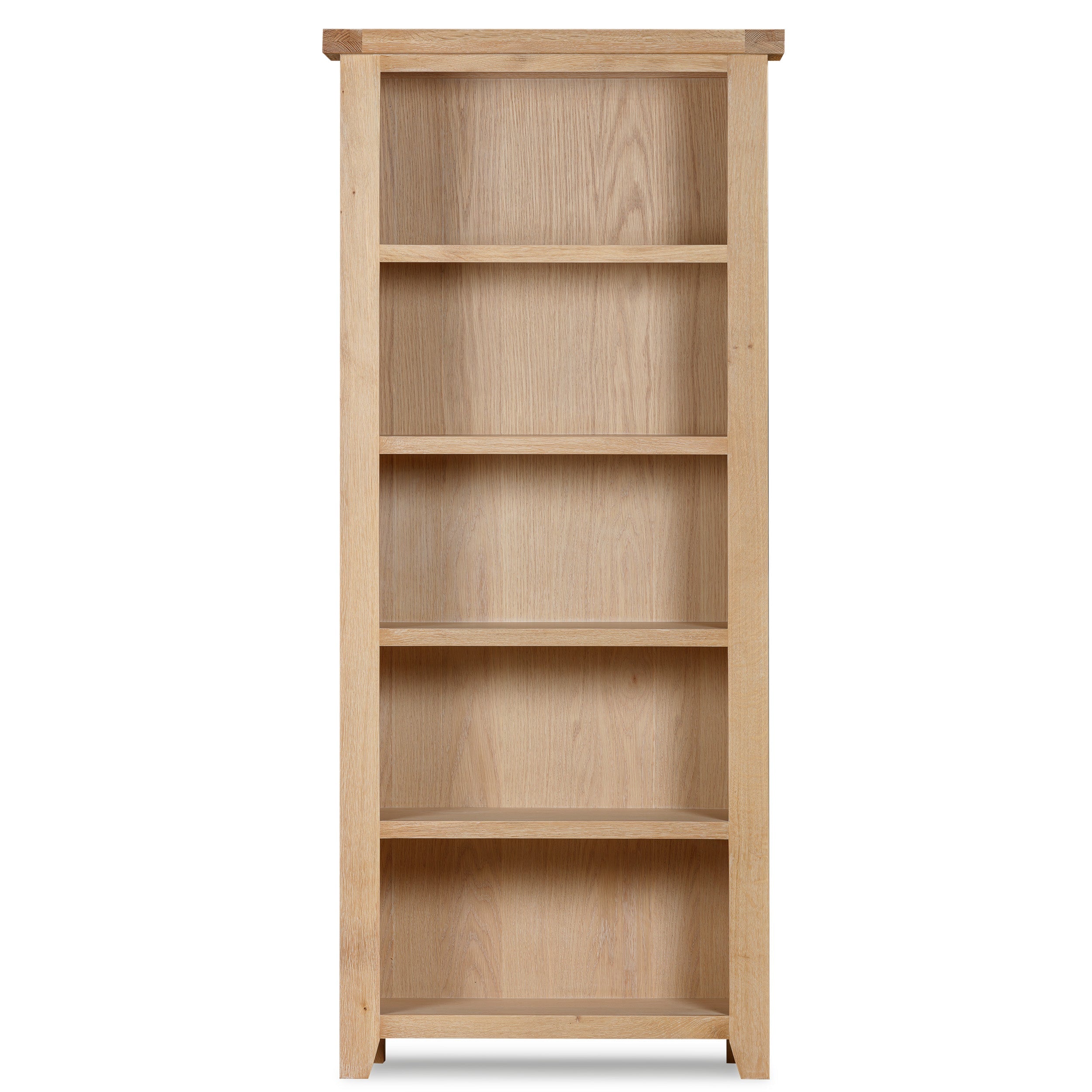 Bath Whitewash Oak Large Bookcase