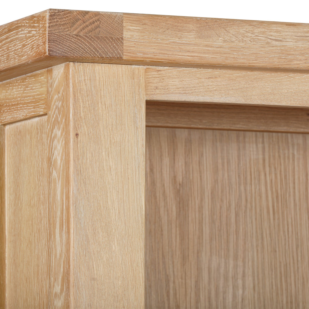 Bath Whitewash Oak Large Bookcase