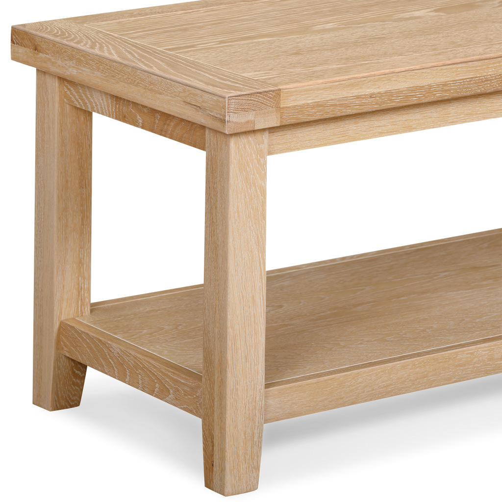 Bath Whitewash Oak Coffee Table
