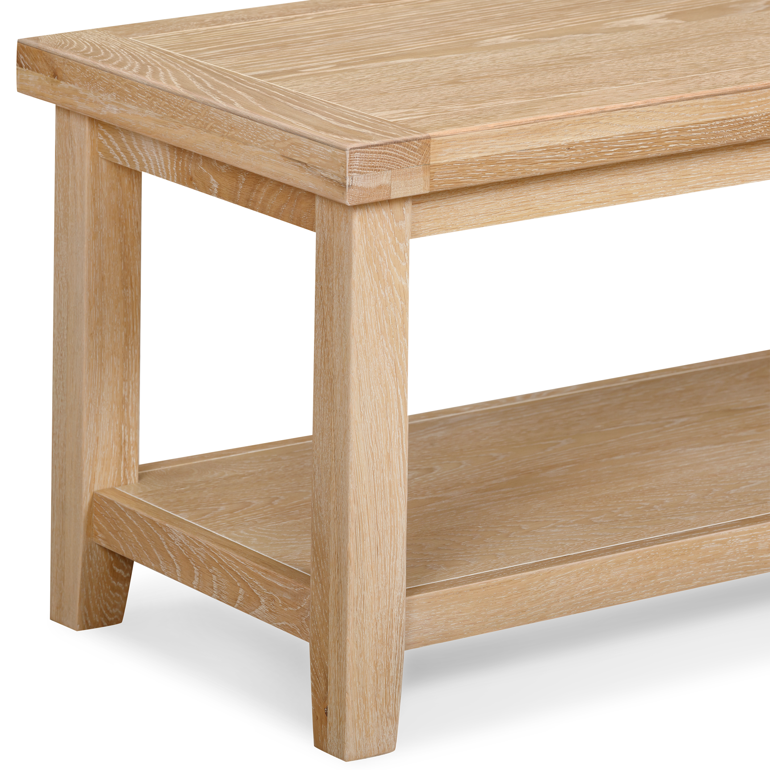 Bath Whitewash Oak Coffee Table