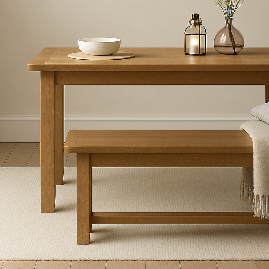 Cambridge Oak Small Bench