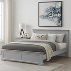 Brighton Grey Painted 4ft 6' Double Bed - Grade B