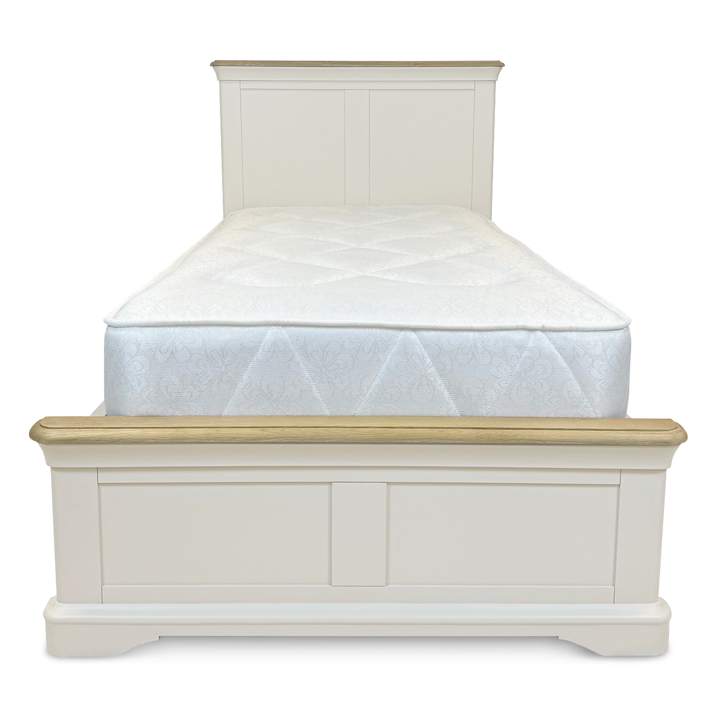 Brighton Warm White Painted 3ft Single Bed - Grade B