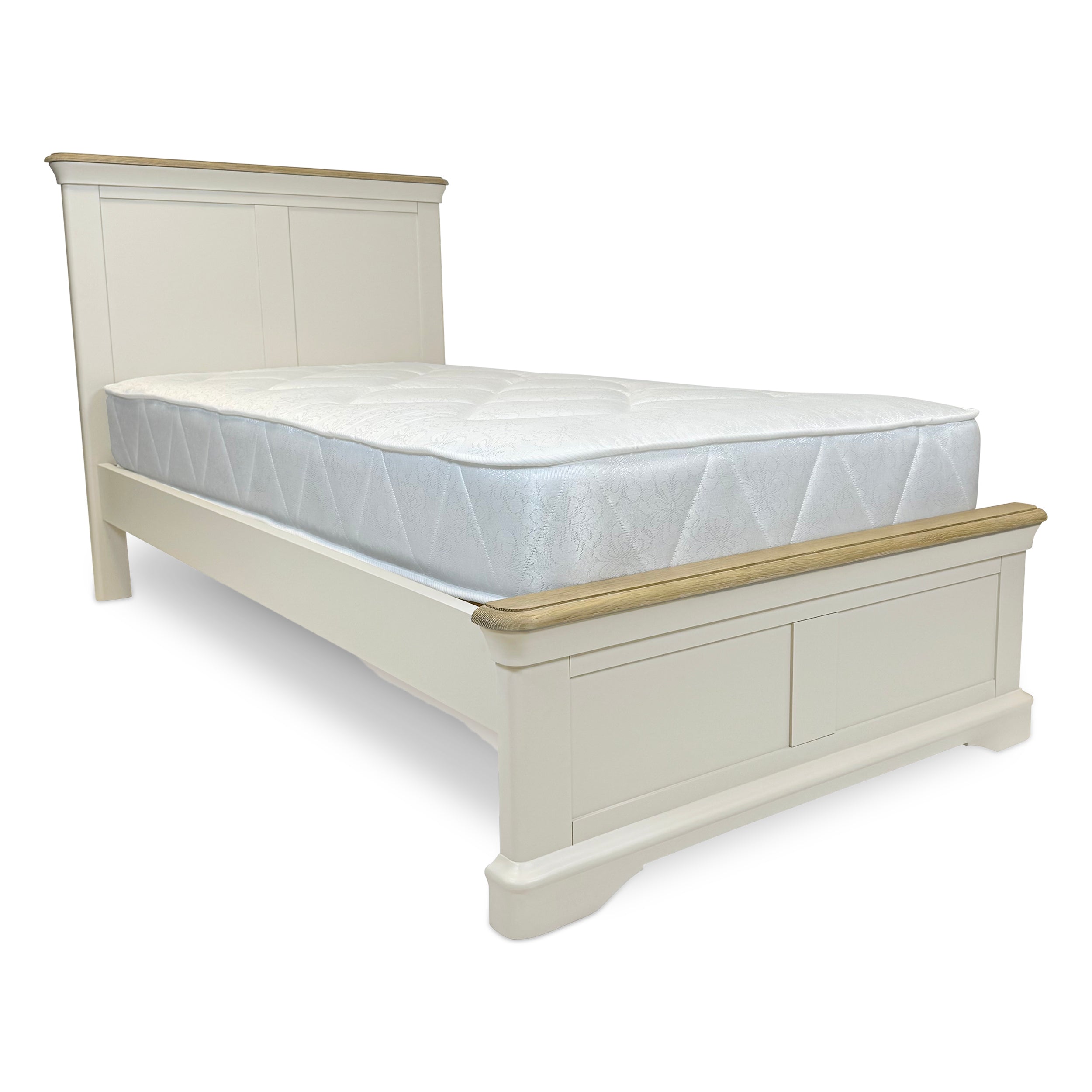 Brighton Warm White Painted 3ft Single Bed - Grade B