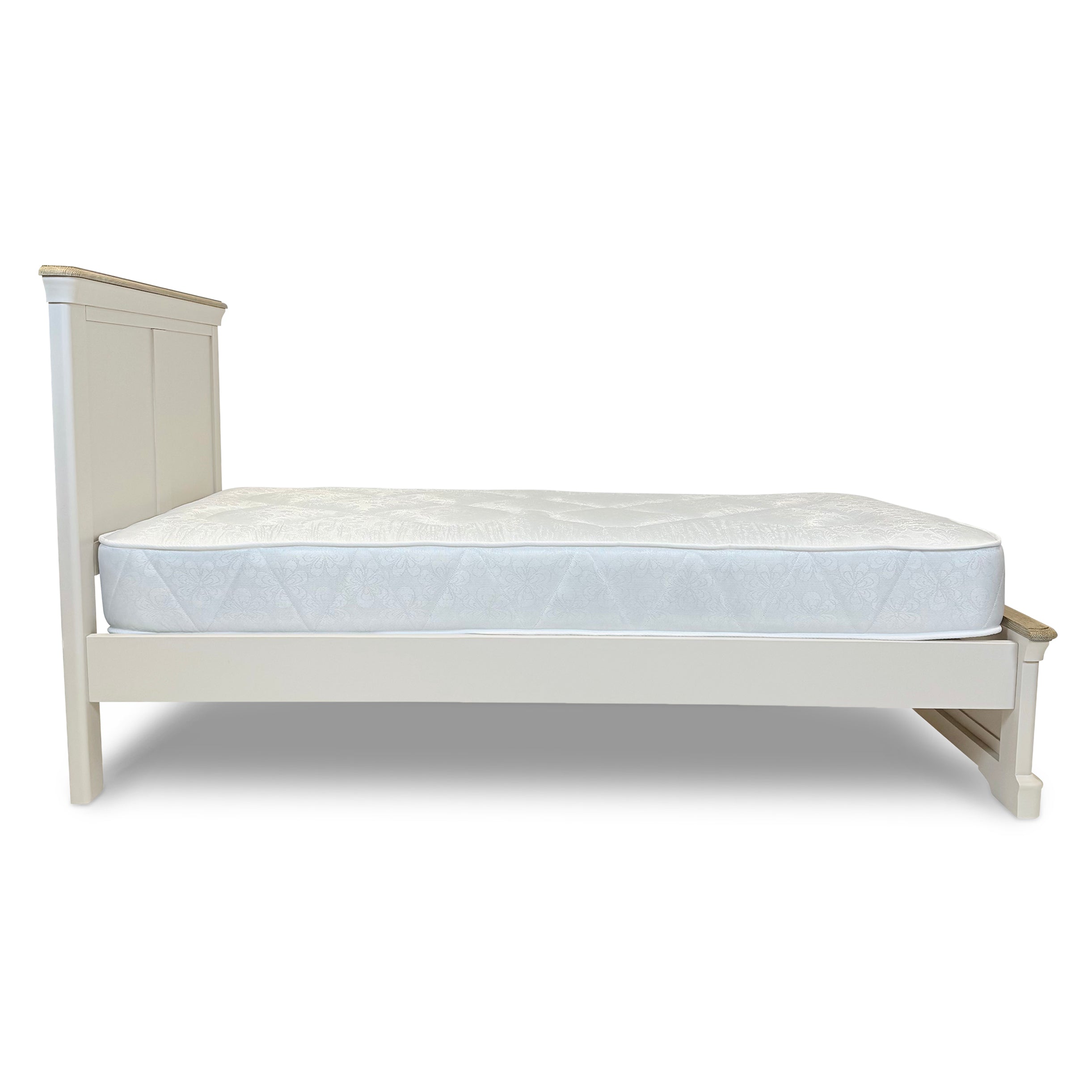 Brighton Warm White Painted 3ft Single Bed - Grade B