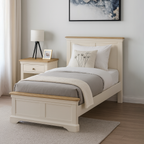 Brighton Warm White Painted 3ft Single Bed - Grade B