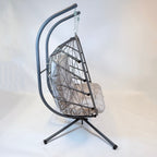 Brisbane Hanging Double Egg Chair | Grey