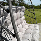 Brisbane Hanging Double Egg Chair | Grey