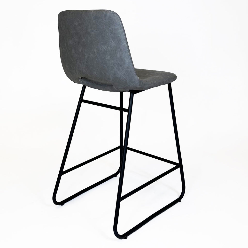 Bromley Industrial Bar Stool | Grey