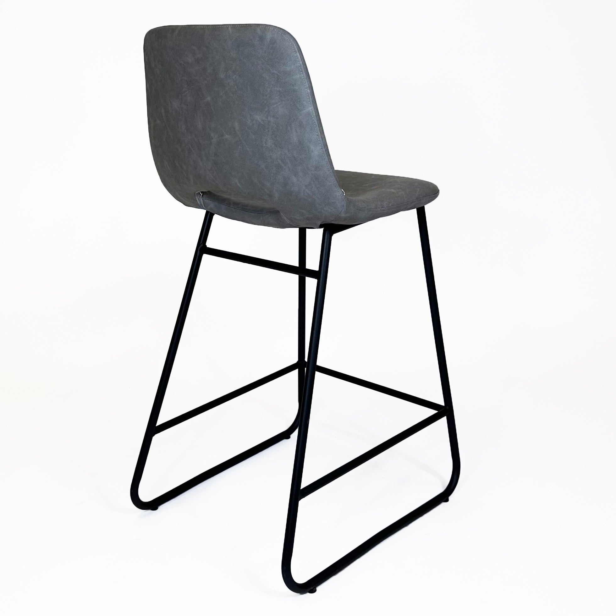 Bromley Industrial Bar Stool | Grey