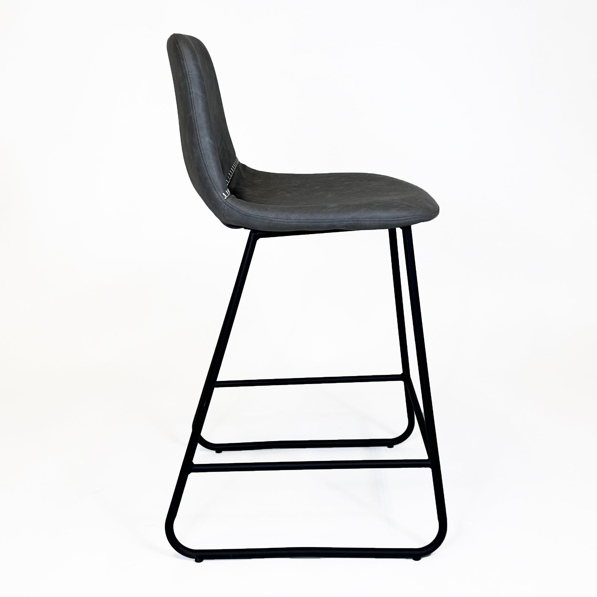 Bromley Industrial Bar Stool | Grey