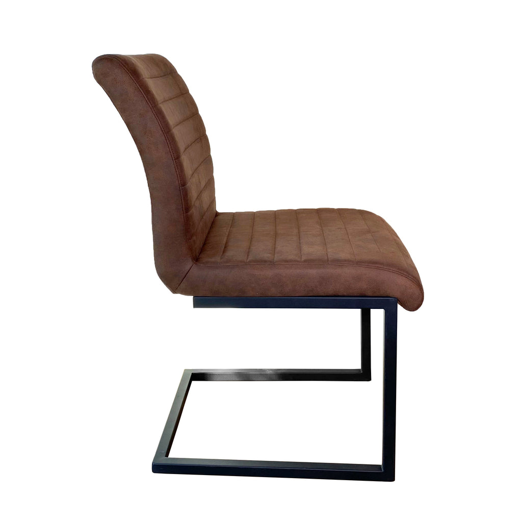 Bruut Industrial Dining Chair | Brown