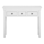 Chantilly Warm White Console Table