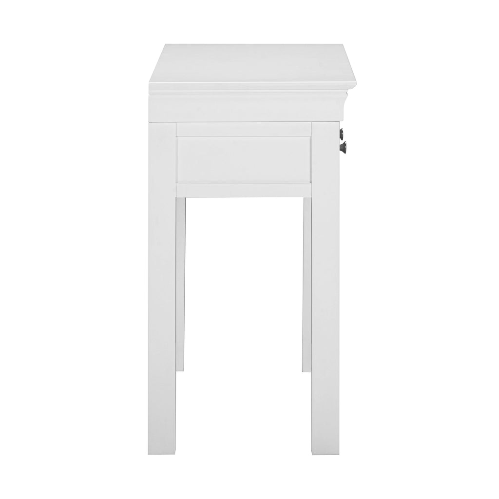 Chantilly Warm White Console Table