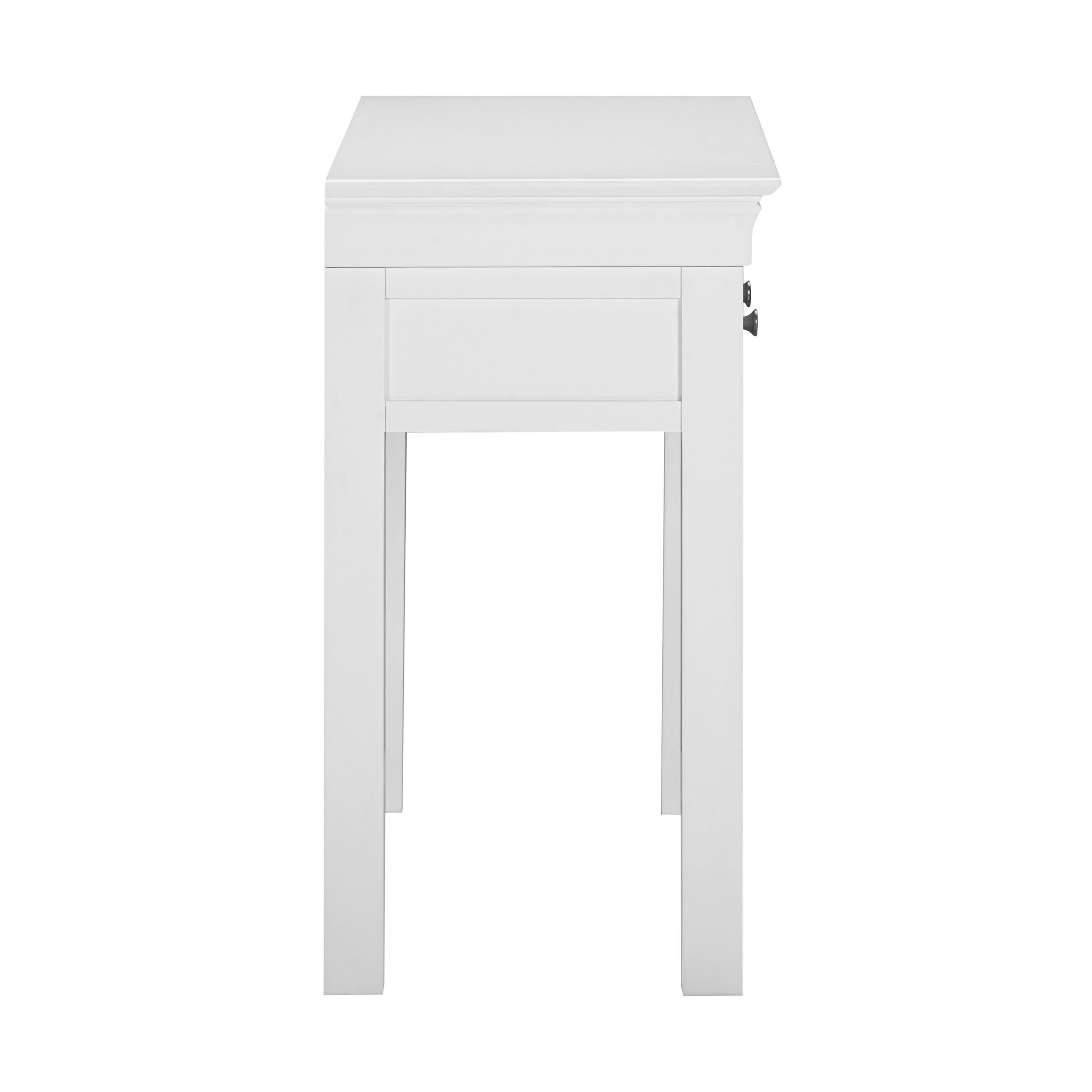 Chantilly Warm White Console Table