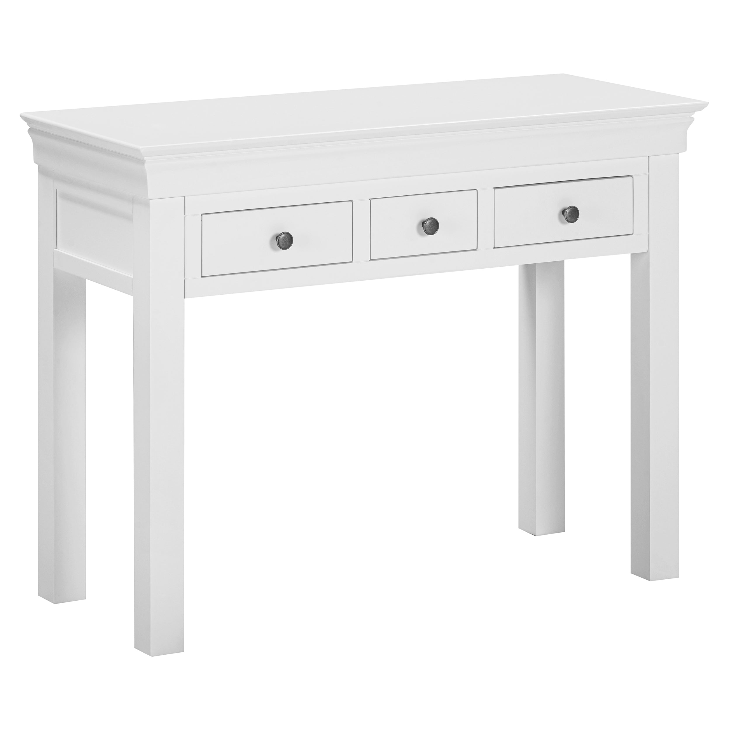 Chantilly Warm White Console Table
