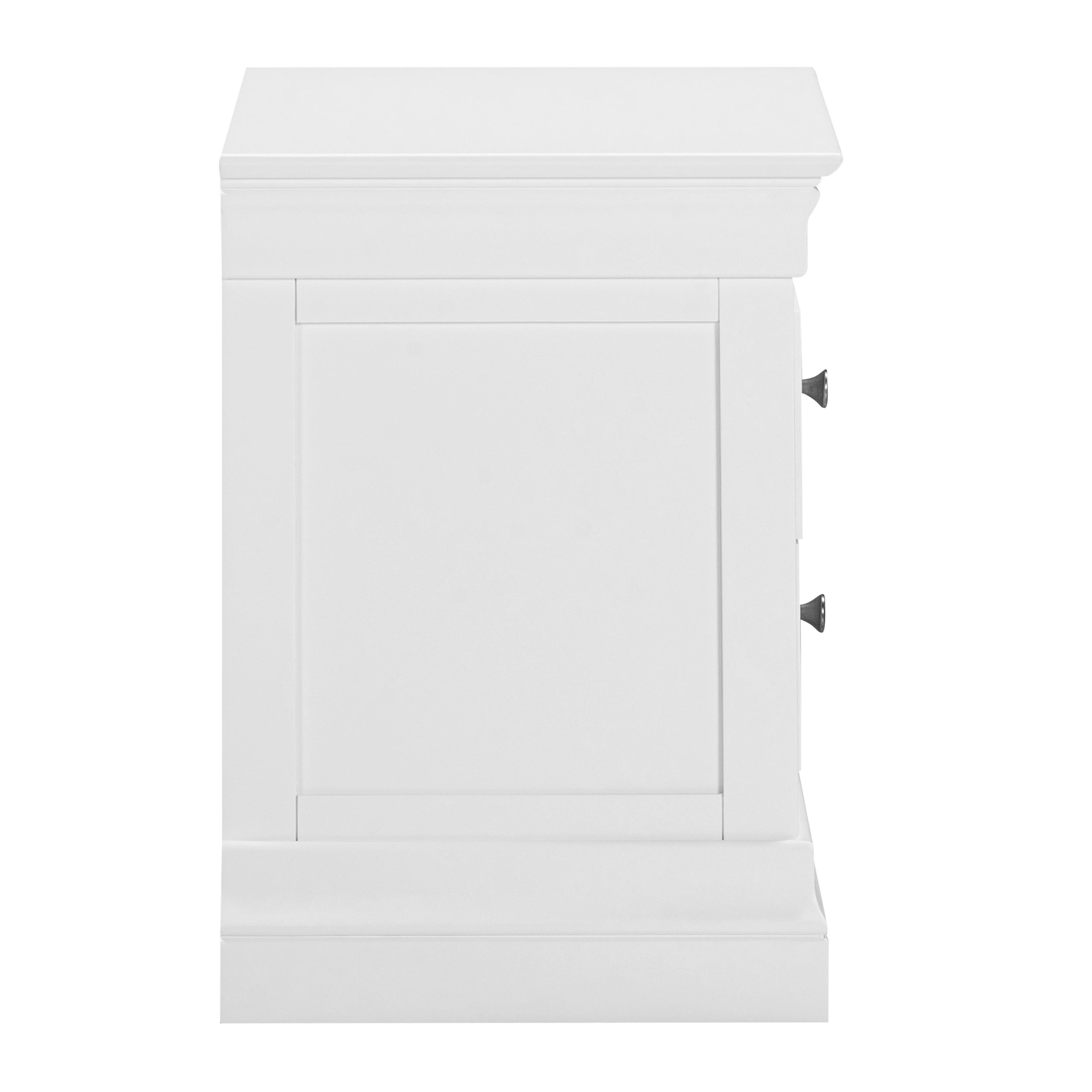 Chantilly Warm White Jumbo Bedside Table